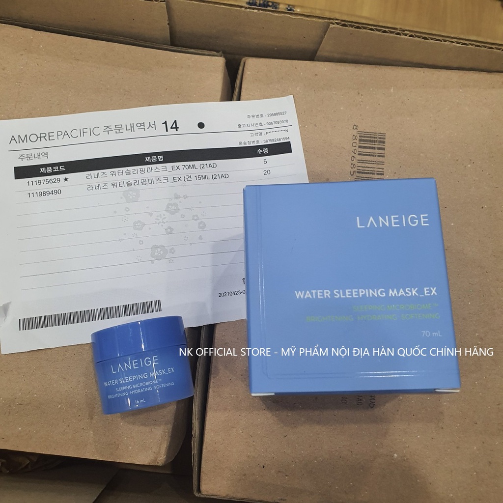 Mặt Nạ Ngủ 💥 LANEIGE Water Sleeping Mask EX 💥 Chính Hãng - Dưỡng Ẩm Mềm Mịn Da | BigBuy360 - bigbuy360.vn