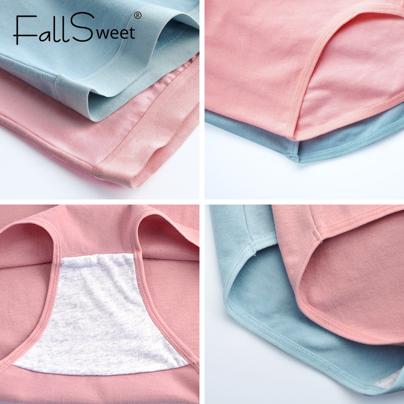 FallSweet Set 3 Quần Lót Cotton Lưng Cao Thoải Mái Cho Nữ | BigBuy360 - bigbuy360.vn