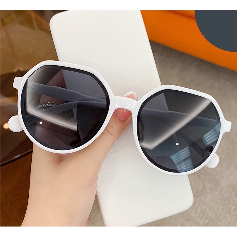 Kính râm nữ tròng tròn chống tia UV400 thời trang