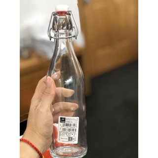 Chai Thủy Tinh Nắp Cài Tròn Giara Bormioli Rocco 500ml
