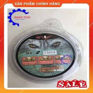 Cuộn cước cắt cỏ lõi thép cáp 3,0mm -3,5mm dùng cho máy cắt cỏ 450g