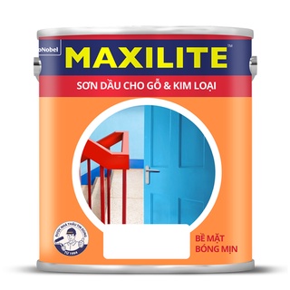 Sơn dầu cho bề mặt gỗ và kim loại Maxilite lon 2,5 lít