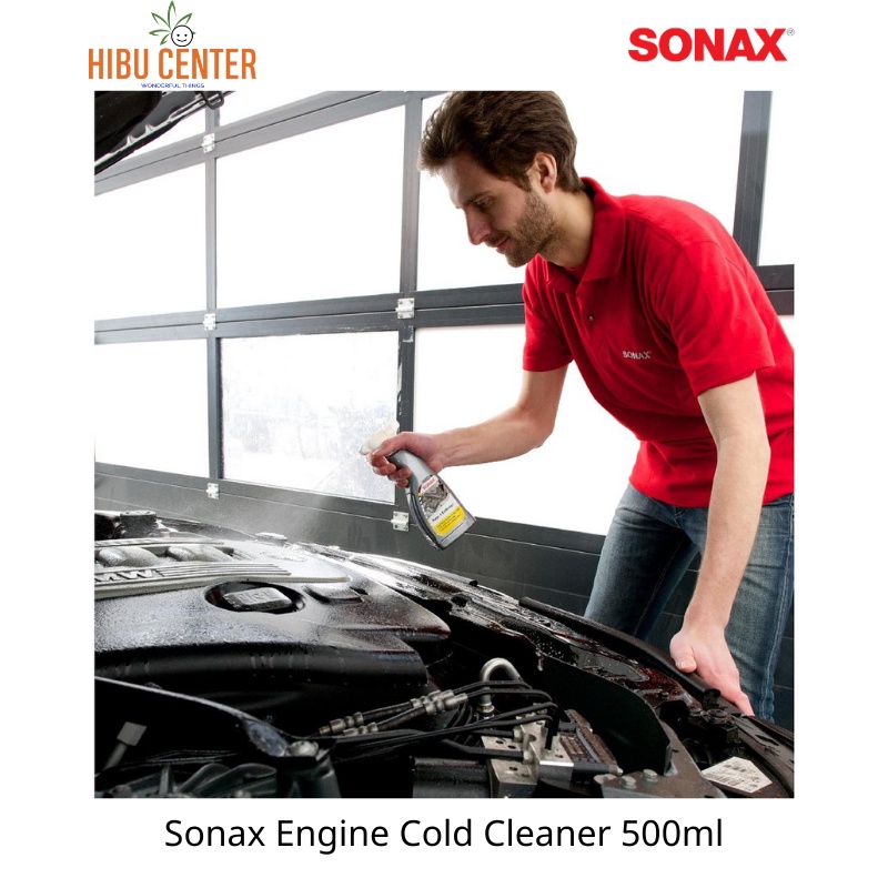 Vệ Sinh Khoang Máy Động Cơ SONAX Engine Cold Cleaner 543200 500ml