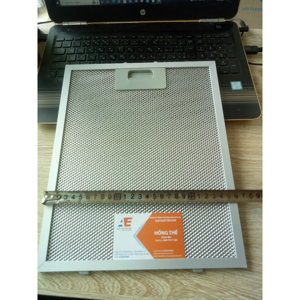 Lưới lọc mỡ máy hút mùi 26x32cm