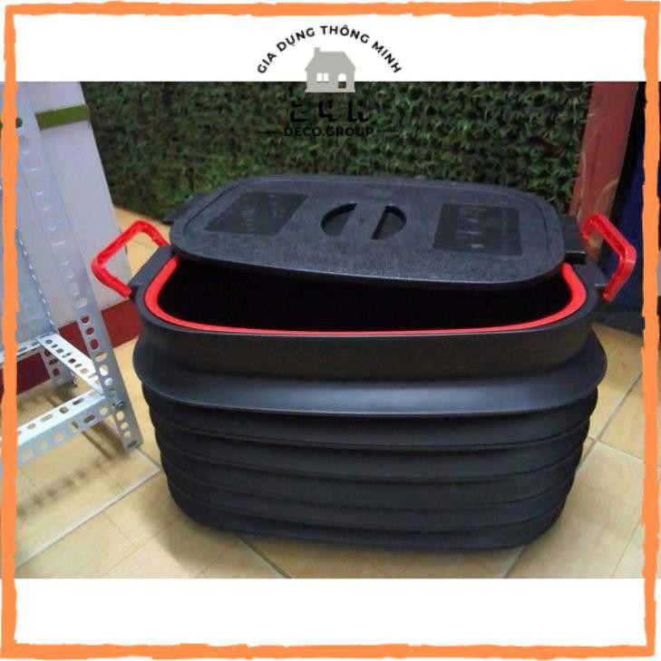 Thùng đựng đồ gấp gọn ô tô – Có nắp đậỵ tiện lợi – Đựng đồ, du lịch, dã ngoại