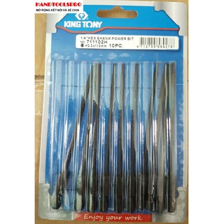 Mũi xiết vít lục giác H2 dài 110mm Kingtony 711102H (vĩ 10 cây)