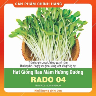 Hạt Giống Rau Mầm Dinh Dưỡng - 20 gram