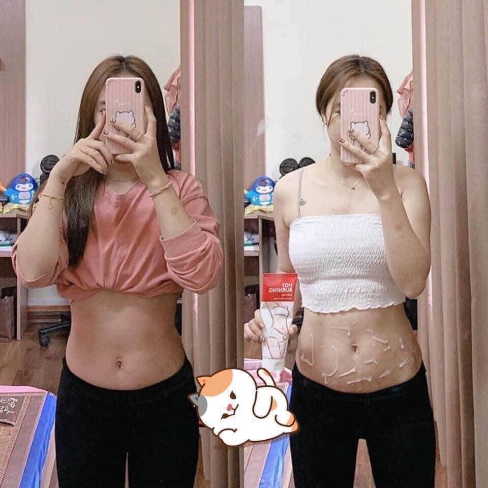 Kem Tan Mỡ Bụng Missha Hot Burning Perfect Body Gel 200ml Hàn Quốc, Gel Massage Giảm Thon Gọn Eo đùi bắp tay