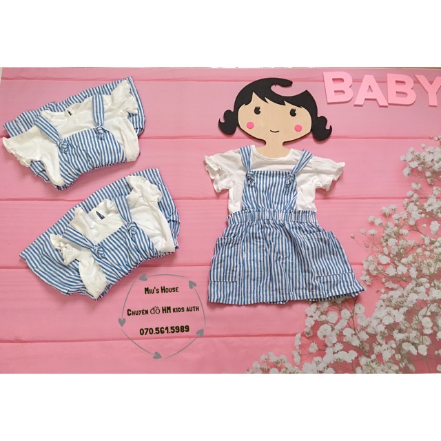 Set áo + váy yếm HM kids
