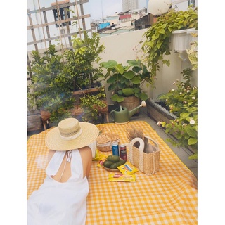 giỏ mây picnic có nắp