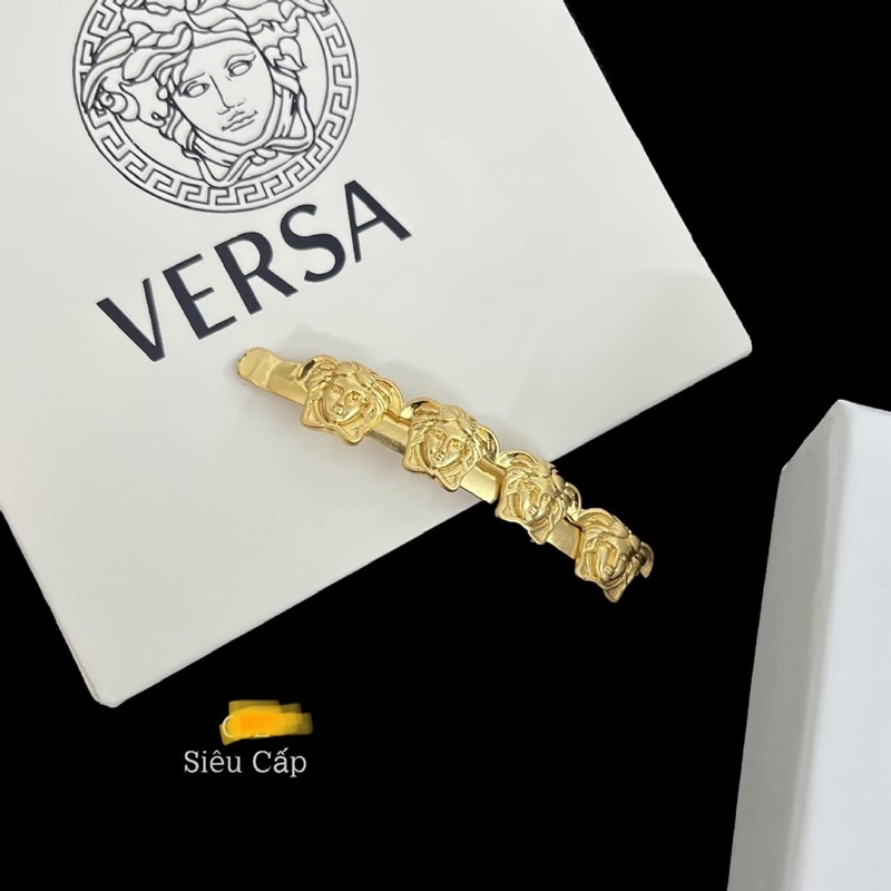 Kẹp tóc logo versace sang xịn hàng siêu đẹp