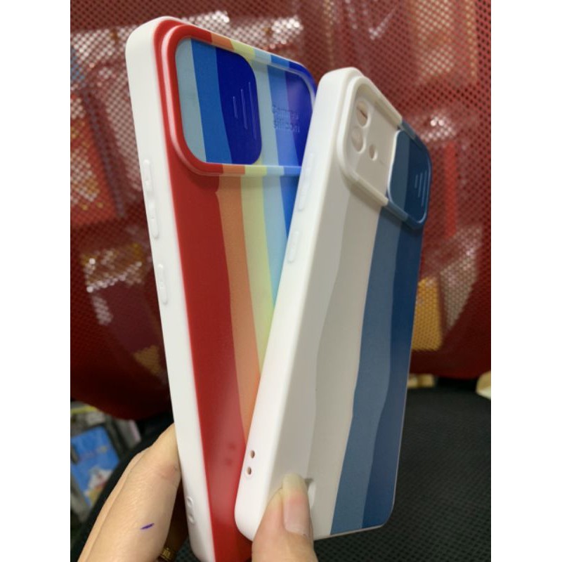 Ốp lưng Realme C20 dẻo cầu vồng bảo vệ camera | BigBuy360 - bigbuy360.vn