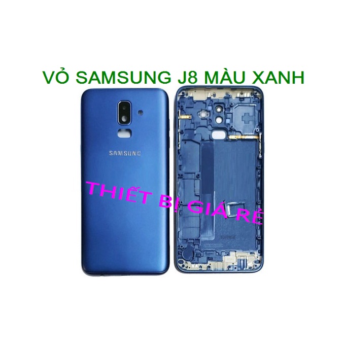 VỎ SAMSUNG J8 MÀU XANH