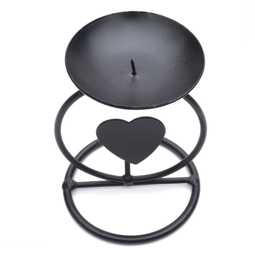 Chân đế nến mỹ thuật hình vòng tim Eden Candle EDC-N017