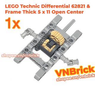 1x phụ kiện lego technic differential gears + frame 5x11