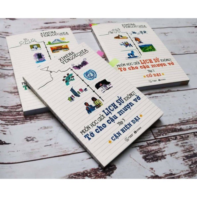 Sách Combo Muốn Học Giỏi Lịch Sử Không? Tớ Cho Cậu Mượn Vở