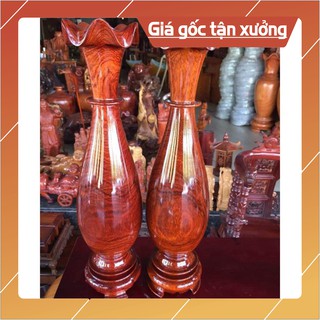 [Nội Thất Mộc] Cặp lục bình  gỗ hương nhiều kích cỡ, theo phong thủy đem đến sự sung túc về tiền bạc, phát tài phát lộc 