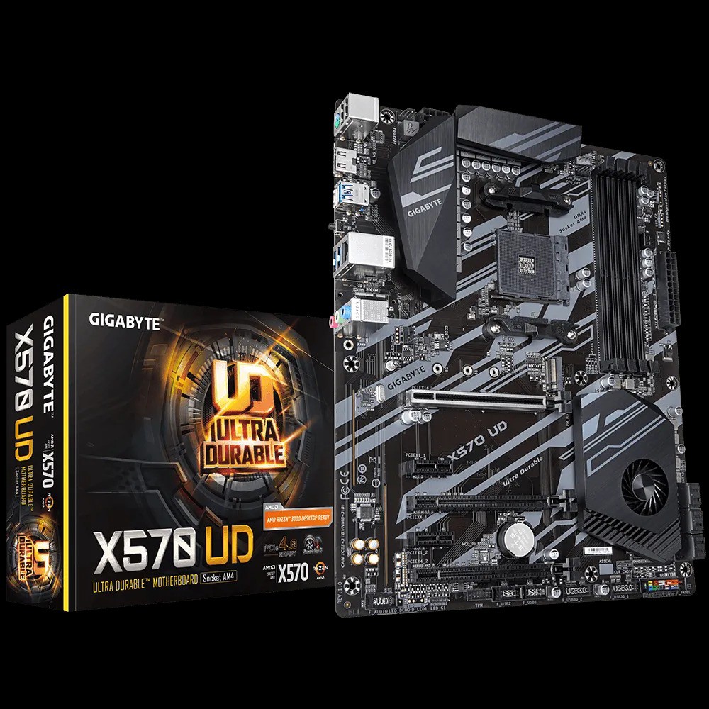 Asus TUF X570 Plus, Gigabyte X570 UD - Bo mạch chủ nền tảng AMD socket AM4