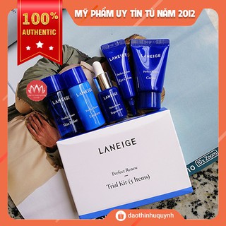 Bộ Kit Dưỡng Da Laneige Perfect Renew Trial Kit 5 Items