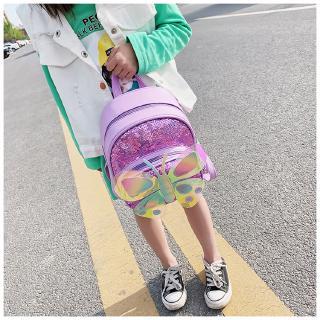 Ba Lô Hình Bướm Lấp Lánh Cho Bé