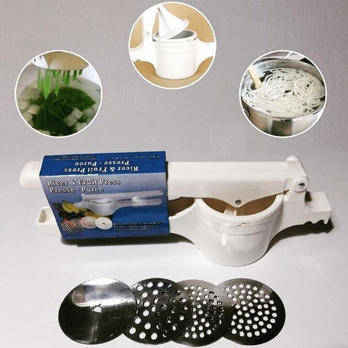 Bộ Dụng Cụ Ép Bún Bánh Canh Bánh Lọt đang năng 4 vỉ khuôn