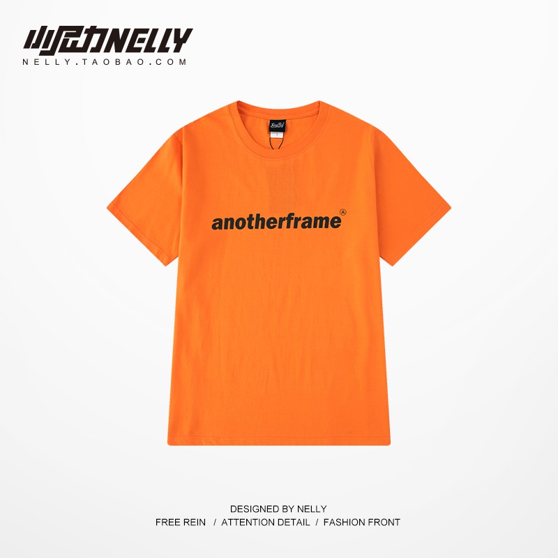 [NY9223] Áo thun ngắn tay Nelly in chữ "anotherframe" áo phông cổ tròn (NELLY) (CS1)
