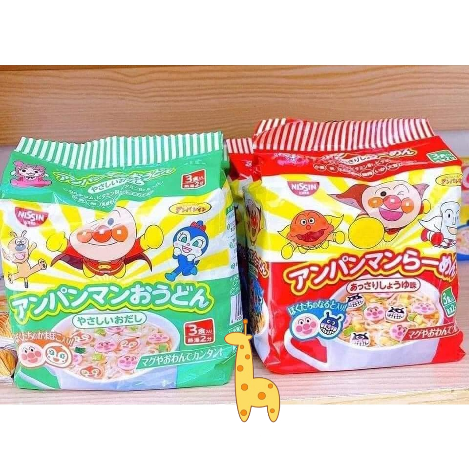 Mì Chú Hề Nissin Apaman Nhật Cho Bé Từ 1 Tuổi Cung Cấp Chất Bột Vitamin Khoáng Chất Thơm Ngon Cho Bé Ăn Sáng
