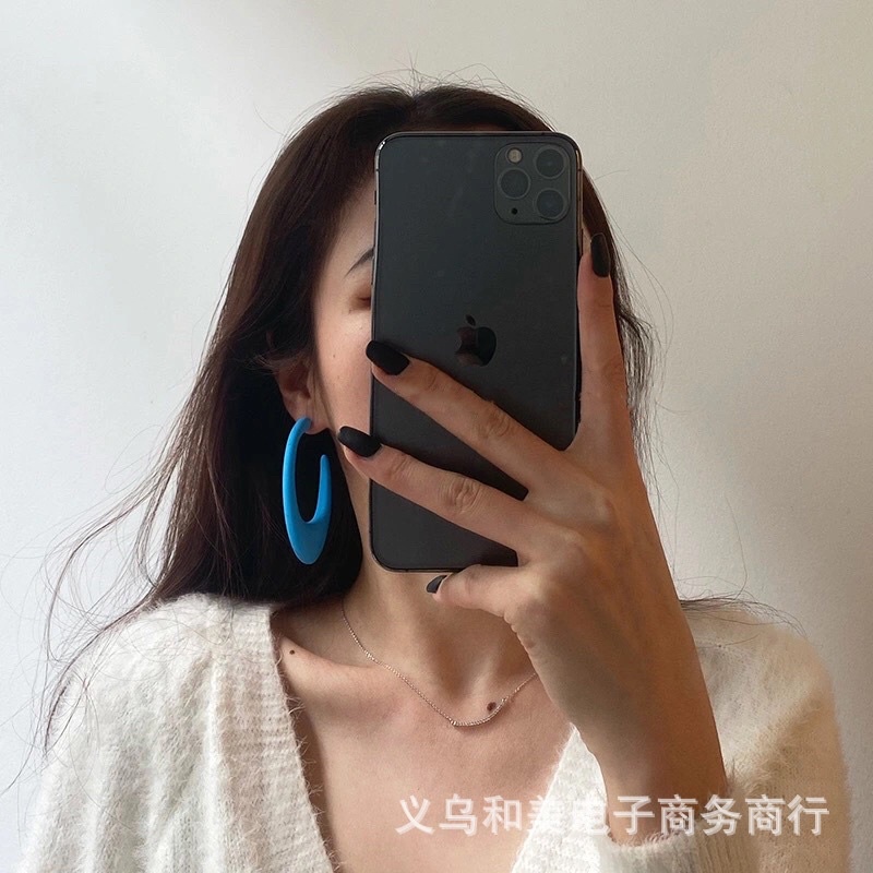 Hoa tai khuyên tai màu sắc mùa hè siêu xinh