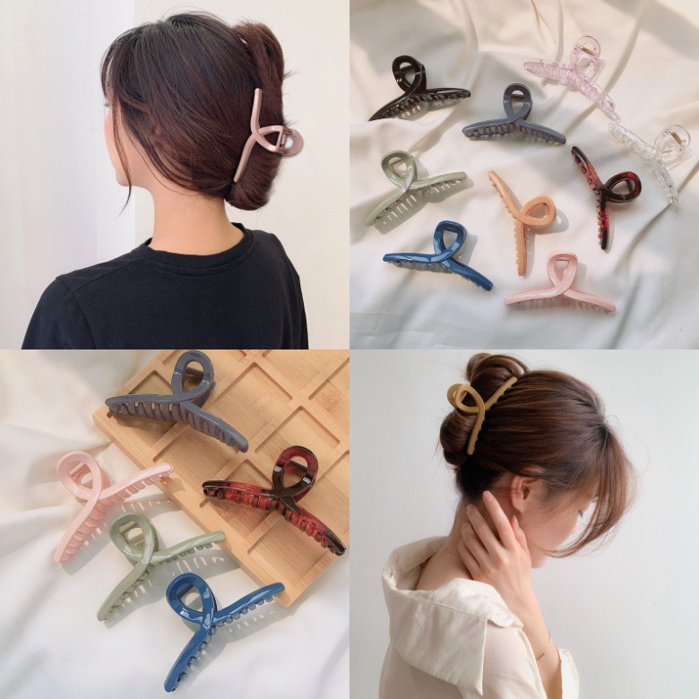 Kẹp Tóc Càng Cua Trong Suốt Cho Nữ
