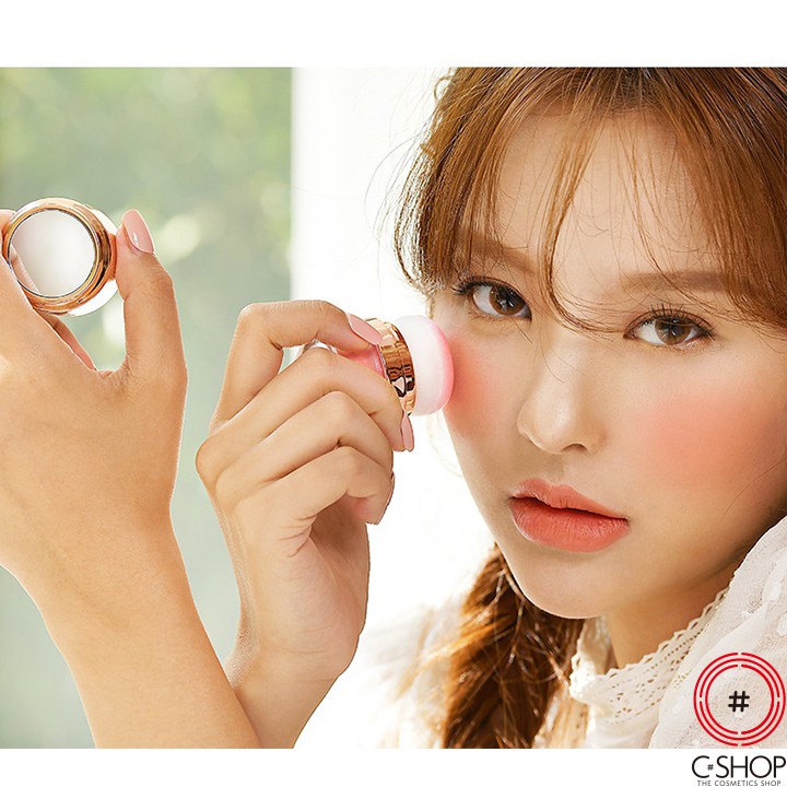 Phấn má (có nhũ) HOPE GIRL 3D POWDER BLUSHER_Mỹ phẩm Hàn Quốc chính hãng