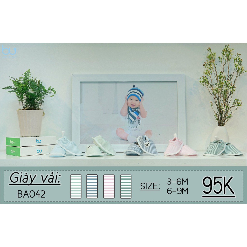 Giày tập đi Bu kẻ