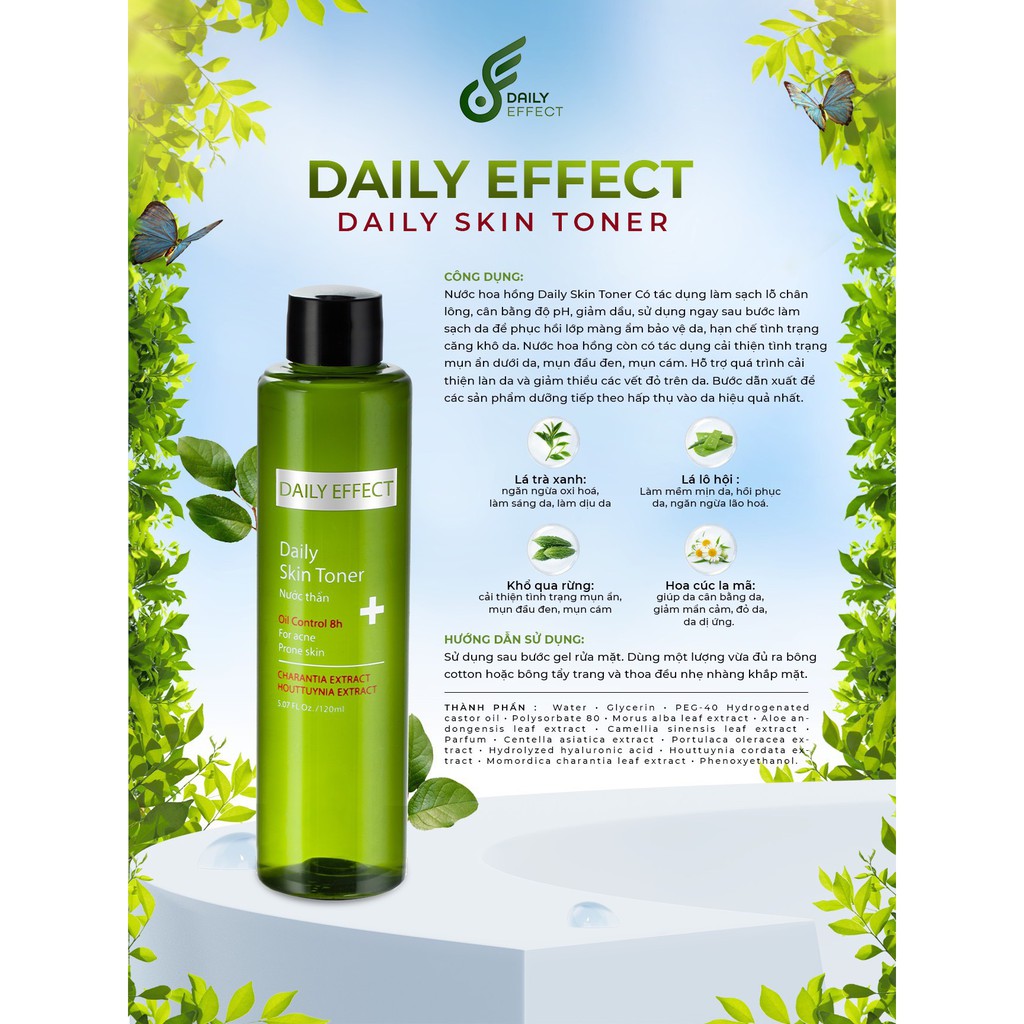 Nước Hoa Hồng DAILY EFFECT 120ml | BigBuy360 - bigbuy360.vn