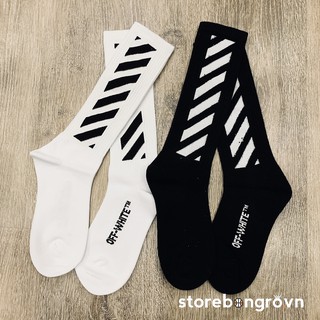 Tất OFFWHITE Sọc Cổ Cao