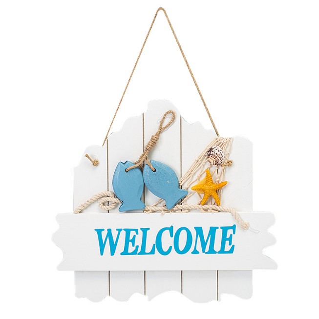 Bảng welcome hai con cá