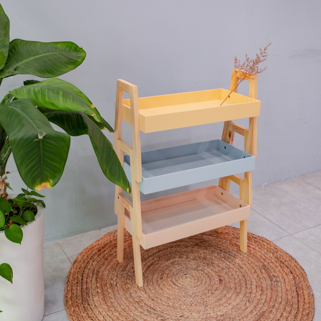 Khay đựng đồ đa năng hàn quốc màu xanh lơ thương hiệu MW FURNITURE - Nội thất trang trí