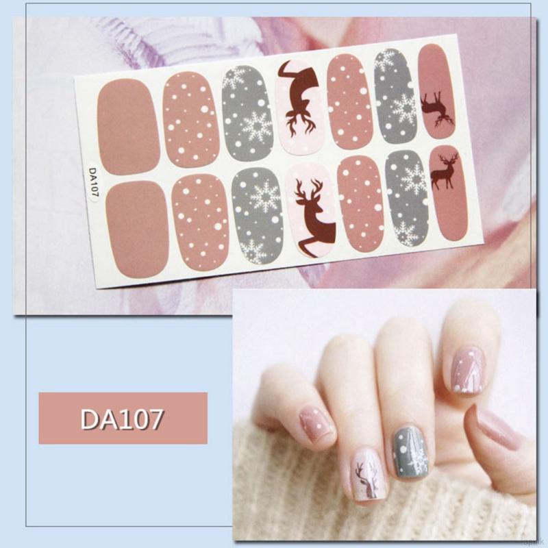 Sticker 3D 10 kiểu dáng dùng trang trí móng tay