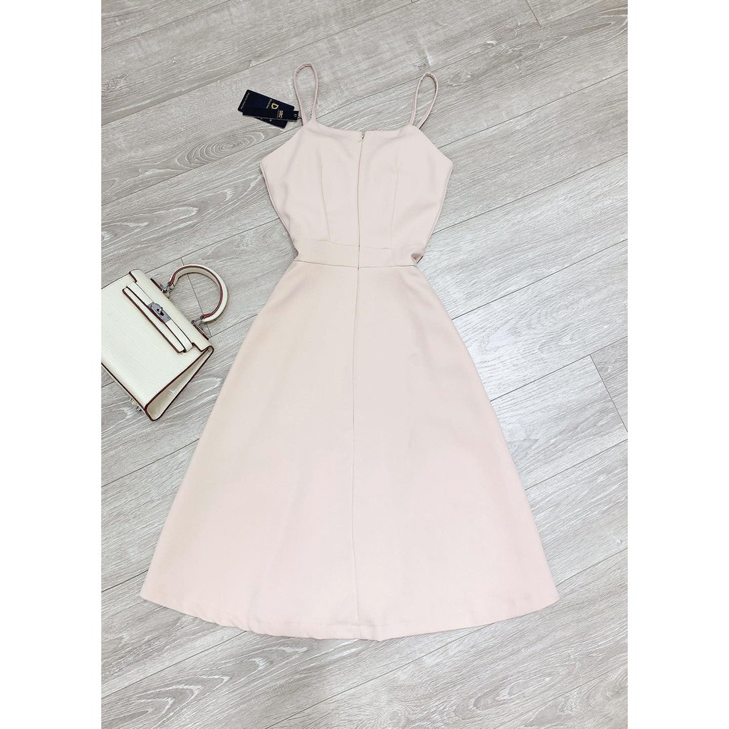 Sét áo croptop cổ vest và váy hai dây xếp ly - DVC - Maidieuhuyen S1625 | BigBuy360 - bigbuy360.vn