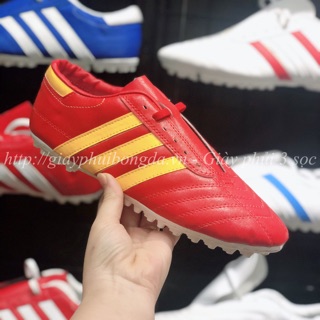 Giày ba sọc loại 1 ( đỏ sọc vàng,