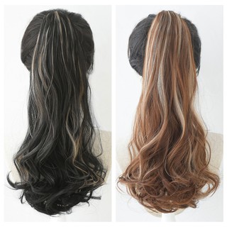 TÓC GIẢ CỘT 💕 FREESHIP 💕💕Ngoạm line bạch kim