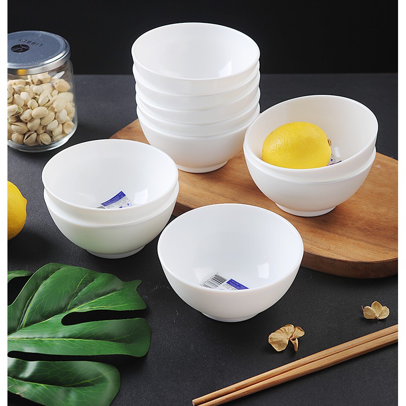 Bộ bát  cơm thủy tinh Luminarc Diwali 12cm 6 chi tiết, dùng lò vi sóng, máy rửa bát - N3973*6