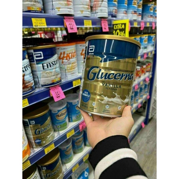 Sữa tiểu đường Glucerna Úc 850gr mẫu mới