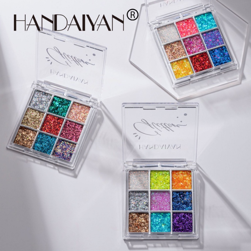 Gel Kim Tuyến Trang Điểm Mắt HANDAIYAN 9 Màu Lấp Lánh Tùy Chọn Chống Thấm Nước