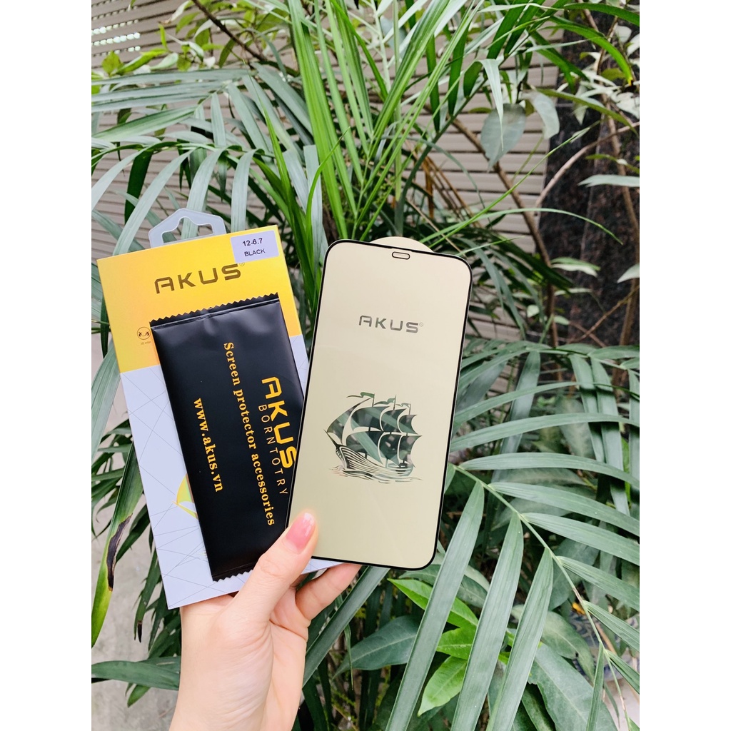 Cường Lực Full Màn Hình IPhone 6 Tới 13 Pro Max Chính Hãng Akus