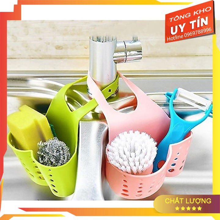 [GIÁ SỈ]_FREESHIP50K_Giỏ nhựa treo bồn rửa bát, nhà tắm đa năng(Màu Ngẫu Nhiên)