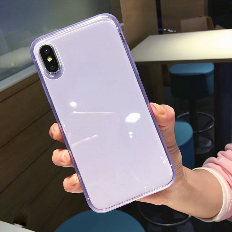 Ốp điện thoại pastel trong suốt cho IPHONE 5/5S/6/6PLUS/6S/6S PLUS/6/7/7PLUS/8/8PLUS/X/XS/XS MAX/11/11 PRO/11 PROMAX