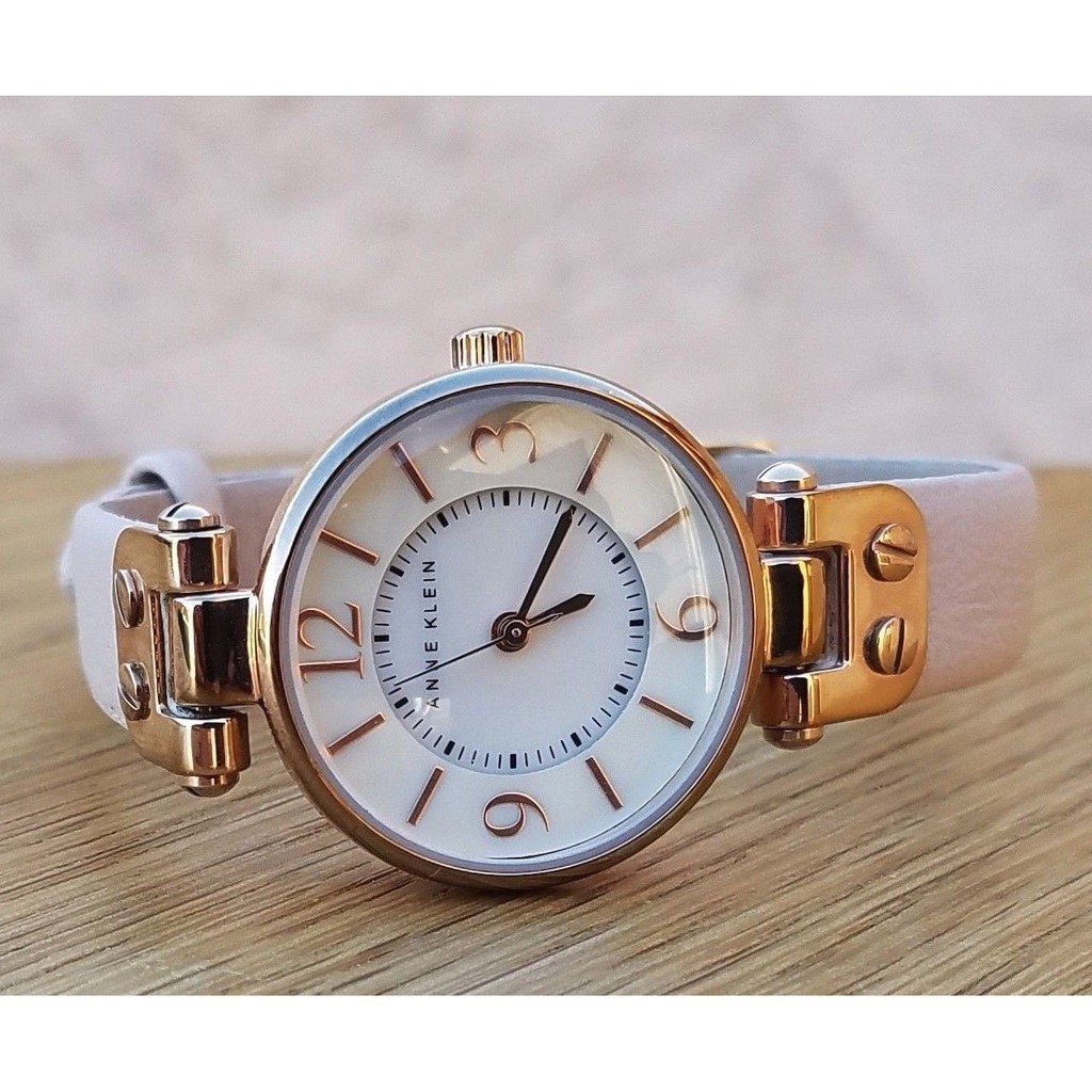 Đồng Hồ Nữ Anne Klein Dây Da Chính Hãng Case 26mm