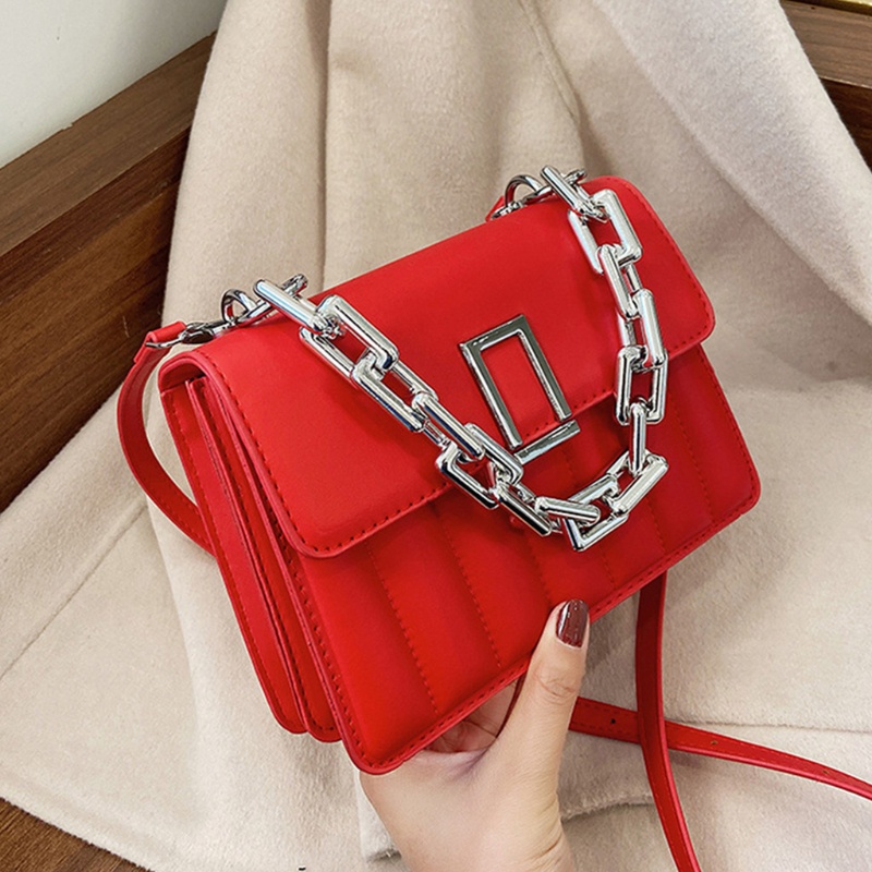 Túi Đeo Chéo Vai Bằng Da PU Thời Trang Dành Cho Nữ