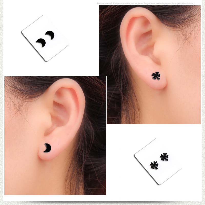 Khuyên tai nam châm unisex đơn giản nhiều mẫu lựa chọn