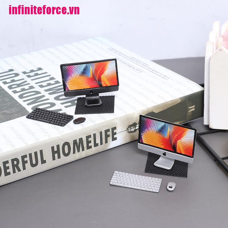 Mô Hình Bàn Phím Máy Tính Mini Tỉ Lệ 1 / 12 Xinh Xắn Cho Nhà Búp Bê