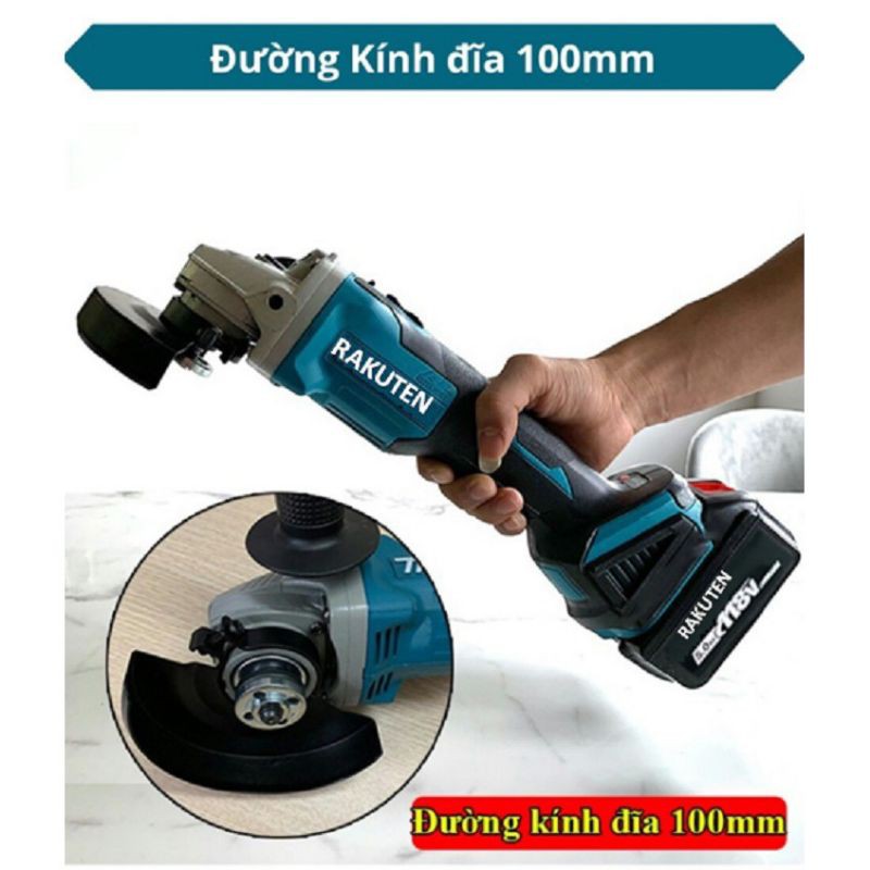 Máy mài pin  Makita 118V  🔥 BỀN BỈ , MẠNH MẼ 🔥  3 cấp độ không chổi than